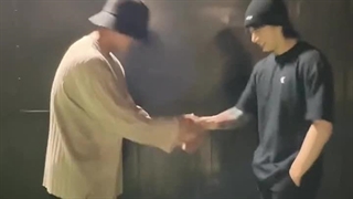 آپدیت TikTok سونتین با چالشِ سوپر از مینگیو به همراه جونگکوک از گروه BTS