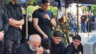 مداحی با نی سر مزار