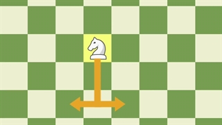 آموزش شطرنج حرکت مهره اسب