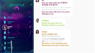 WHISTLE lyrics + line distribution _ DREAMCATCHER