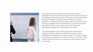 Best Descriptive Essay Help Online By Experienced Writers