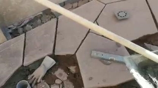 اجرای سنگ لاشه سنگ ورقه ای سنگ مالون