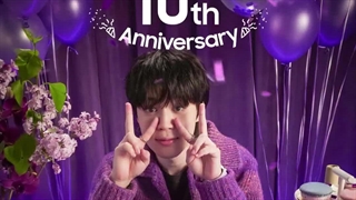 اپدیت سامسونگ با ویدیویی از جیمین به مناسبت دهمین سالگرد دبیو بی تی اس