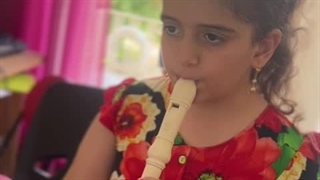 آهنگ گل سنگم در فلوت