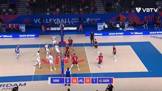 خلاصه بازی صربستان (۳) - (۱) آلمان در رقابتهای لیگ ملتهای والیبال ۲۰۲۳