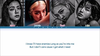 لیریک آهنگ CRAZY OVER YOU بلک پینک (Color coded lyrics)