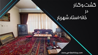 گشت و گذار در خانه استاد شهریار