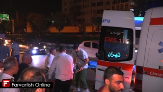 ماسه رها شده در اتوبان حکیم موتورسوار را به زمین کوبید