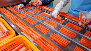 تولید غذاهای دریایی در کارخانه های کره‌ای