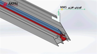 در و پنجره لولایی لنگه مخفی ترمال بریک TH68