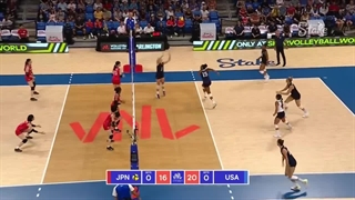 خلاصه بازی آمریکا (۳) - (۱) ژاپن، یک چهارم نهایی رقابتهای لیگ ملتهای والیبال بانوان ۲۰۲۳