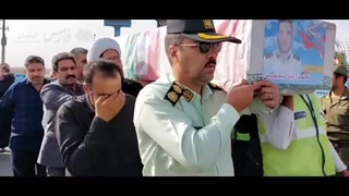 تشییع شهید فراجا محمد رضا اسمعیلی - سوم مرداد ۱۴۰۲