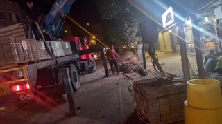 پروژه پیاده رو سازی - گروه ساختمانی چمن آرا