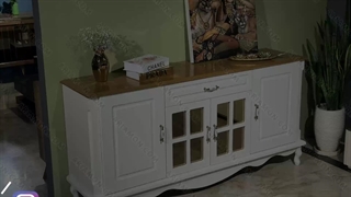 قیمت خرید جدیدترین مدل میز کنسول چوبی سفید در تهران