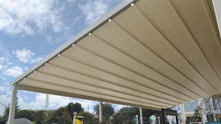 سقف متحرک پارچه ای سایه روشن