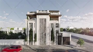 طراحی ویلا به سبک نئوکلاسیک ایرانی