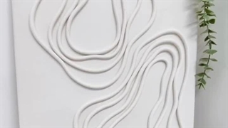 هلیا علیزاده آموزش تابلو دکوراتیو با خمیر آماده