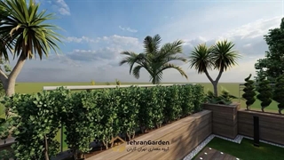 طراحی روف گاردن در نوشهر تهران گاردن