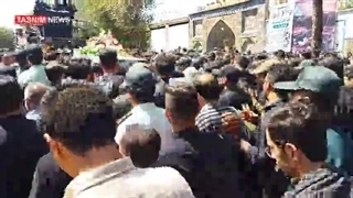 تشییع پیکر دوشهید مدافع امنیت در اصفهان