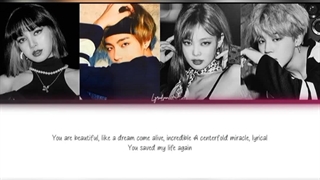 love you like a love song baby از تهیونگ و لیسا و جیمین و جنی