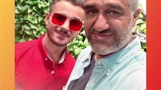 شهریار سیف الدینی در کنار پژمان جمشیدی فوتبالیست پرسپولیسی و بازیگر توانمند سینما در شب تولد پژمان جمشیدی Shahriyar Seif