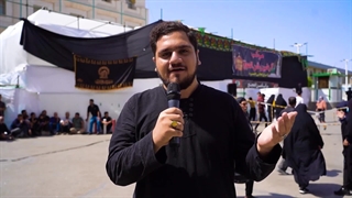 موکب داران بصره میزبان زائران رضوی شدند