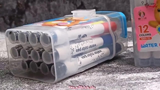 ماژیک نقاشی 12 رنگ مهر دار 12-001 اس تی ام