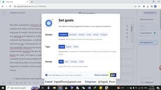 تصحیح- ویراستاری- پارافریز مقاله و متون انگلیسی با گرامرلی پرمیوم  Grammarly Premium