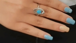 انگشتر نقره فیروزه نیشابوری.. جواهری بینا* 09151000800