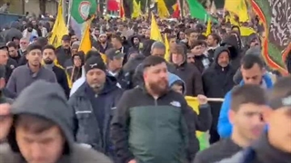 حضور میلیونی آقایان در تشییع پیکر #سید_الشهید