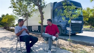 کامیون داف با آقا حمید