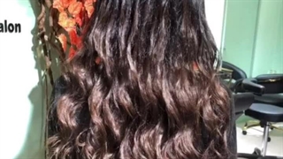 نمونه اکستنشن مو در مرکز سمیرا مشهدی