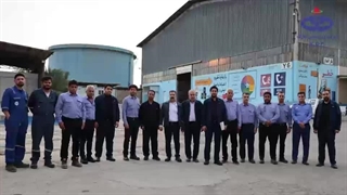 دیدار دکتر کمیل پورضیائى مدیرعامل محترم شرکت پتروشیمی خارک از مجتمع و دیدار صمیمانه با کارکنان