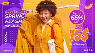 دانلود پروژه پریمیر پرو حراج فروش مگا مد Mega Fashion Sales