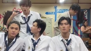 ایمان و درو و بلستر در پشت صحنه ی سریال جواهر بخش ای