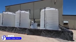 فروش مخزن پلی اتیلن افقی