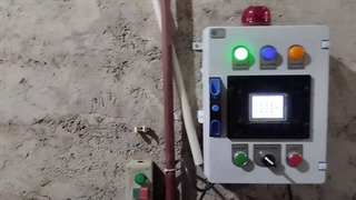 تابلو فرمان اختصاصی اتوماسیون هوشمند خشک کن برنجکوبی (شالیکوبی) پارسان برای چراغ پروانه لنگرودی