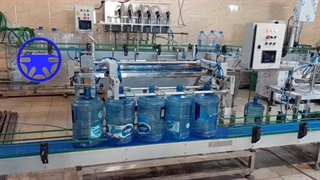 خط شست وشو پرکن و دربند مایعات رقیق