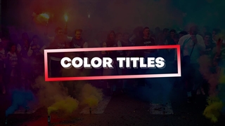 دانلود پروژه آماده پریمیر پرو تایتل رنگارنگ Colorful Text Titles