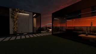 روف گاردن ساختمان مرکزی صنایع غذایی OAB